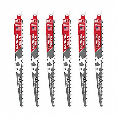 MILWAUKEE TOOL EQUIPMENT 48-00-5332, 48-00-5332 (2) 9 3TPI w/ Carbide SAWZALL Blade 3PK