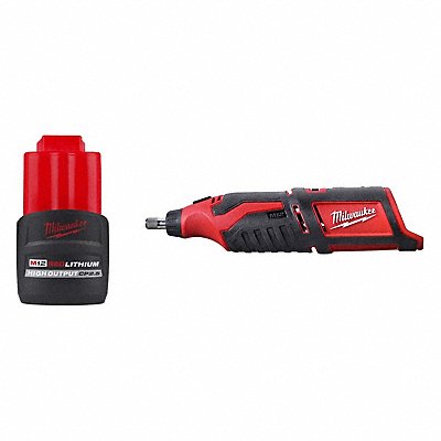 MILWAUKEE 48112400000000 Battery and Rotary Tool 12V DC 32000 RPM