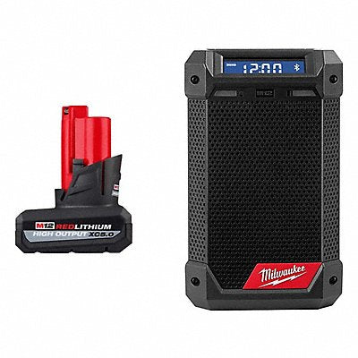 MILWAUKEE 48112500000000 Battery and Radio/Charger Cordless 12 V