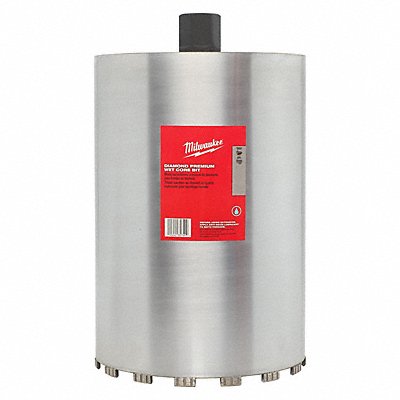 MILWAUKEE 48173090 Core Bit Wet Threaded Shank 9 Dia Core