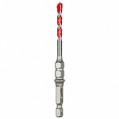 MILWAUKEE 48209094 Carbide Drill Bit 3/16 in dia Bit