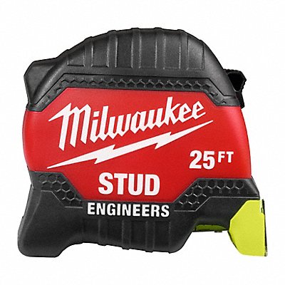 MILWAUKEE 48221425E Tape Measure 25 ft L Blade SAE