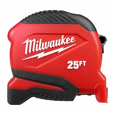 MILWAUKEE 48221725 Tape Measure 25 ft L Blade SAE