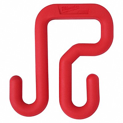 MILWAUKEE 48228293 Bucket Hook Red 3/4 D 6-1/2 L 5-3/4 W