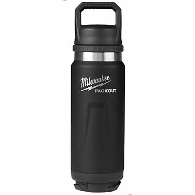 MILWAUKEE 48228396B Insulated Bottle SS 24 oz CAP Black