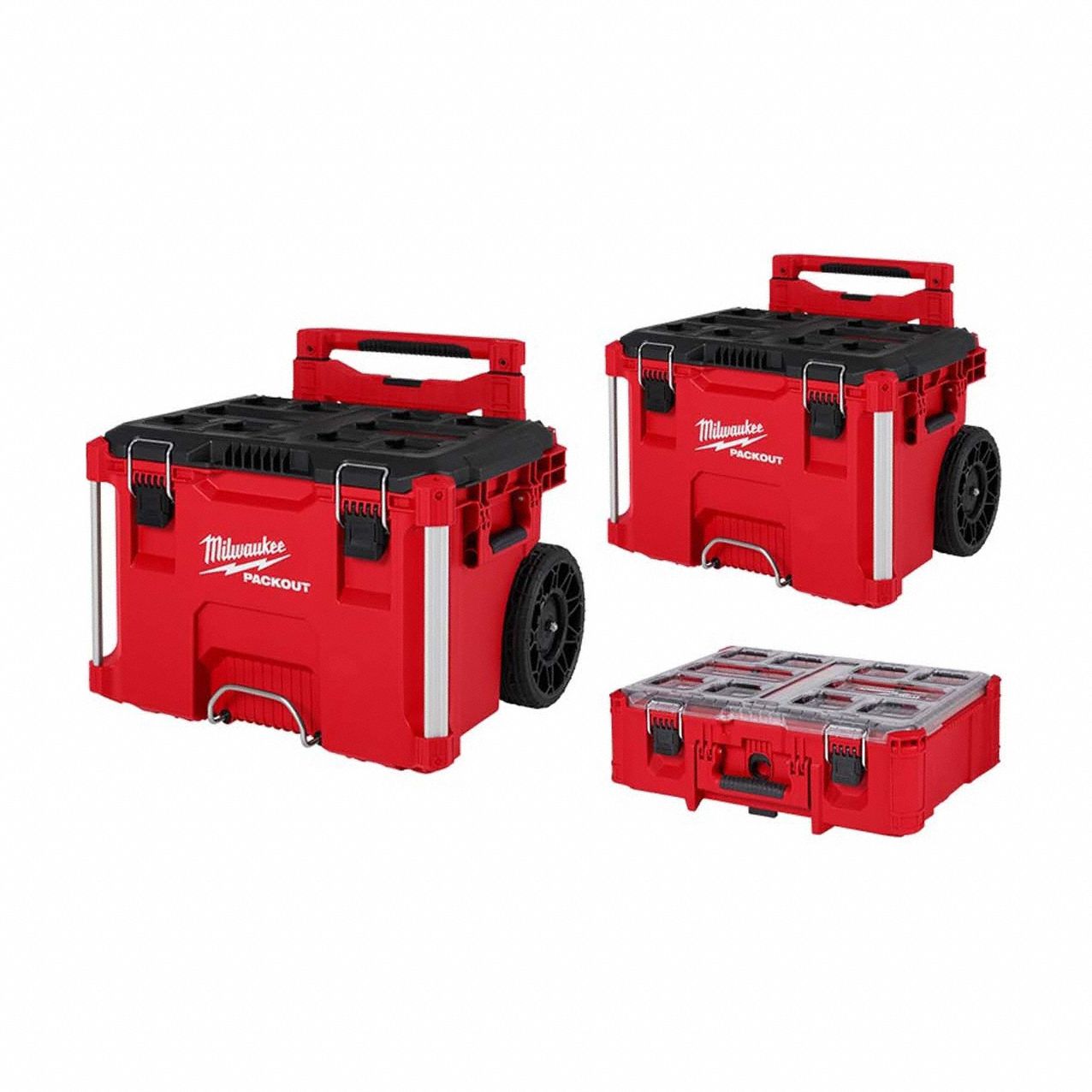 MILWAUKEE 4.82284274822842E+23 (2) Rolling Toolbox + Deep Organiser