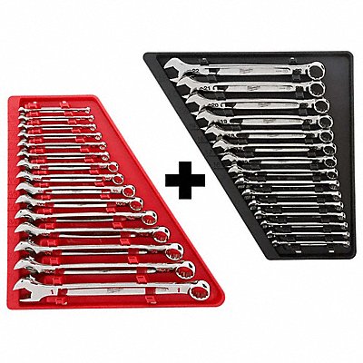 MILWAUKEE 4822941548229510 Combination Wrench Set SAE/Metric 30pc
