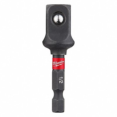 MILWAUKEE 48325734 Shockwave 1/4 to 1/2 Socket Adaptor-BK10