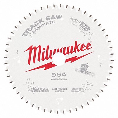 MILWAUKEE 48400643 Track Saw Blade 0.087 Thick Round Arbor
