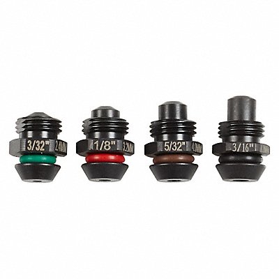 MILWAUKEE 48540100 M12 Rivet Tool Retention Nose Pieces 4PK