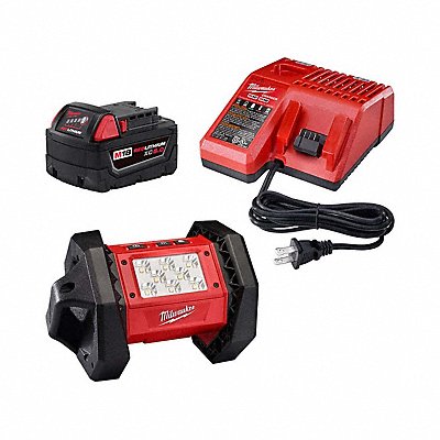 387WG7 MILWAUKEE 48591900000000 Battery Kit and Light 1500 lm Max.