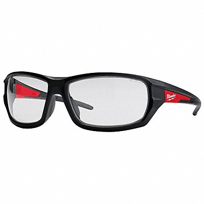 MILWAUKEE 48732020 Safety Glasses Black Frame Clear Lens