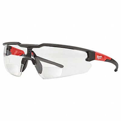 MILWAUKEE 48732206 Safety Glasses +2.5 Clr Anti-Scratch Len
