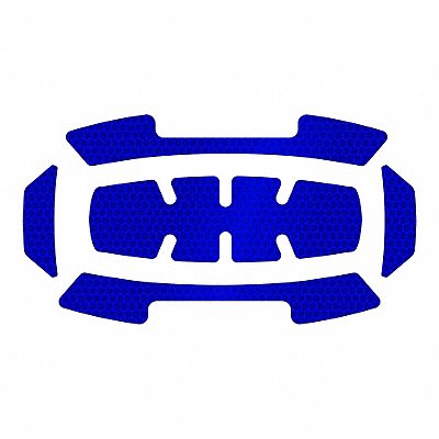MILWAUKEE 48734605 Hard Hat Label 8 H Polypropylene