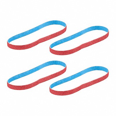 MILWAUKEE TOOL EQUIPMENT 48807060 Bandfile Belts Ceramic Coated PK4