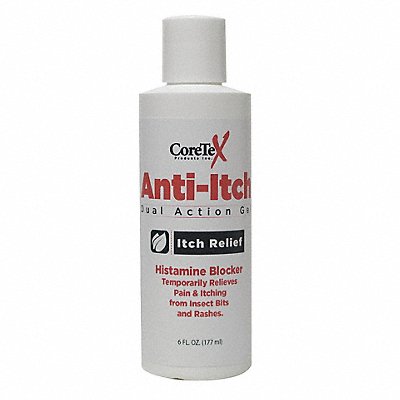 GRAINGER 90953 Topical Anti-Itch 6oz Bottle Gel