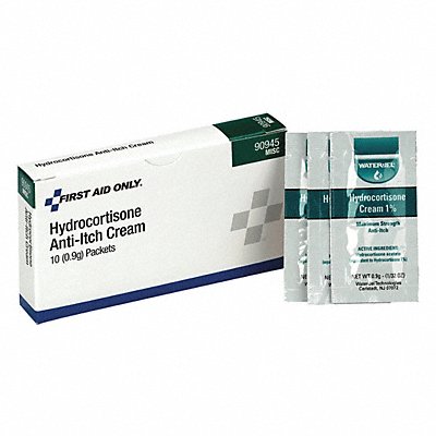 GRAINGER 90945 Topical Anti-Itch 0.004oz Cream 10ct