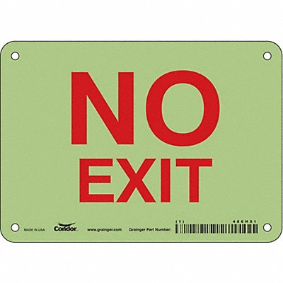 CONDOR 480H31 K2119 Safety Sign 5 in x 7 in Polyethylene