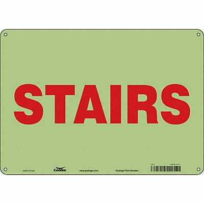CONDOR 480J51 Safety Sign 10 in x 14 in Polyethylene