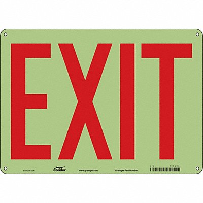 CONDOR 480L84 Safety Sign 10 inx14 in Polyethylene