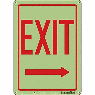 CONDOR 480M35 Safety Sign 14 inx10 in Polyethylene