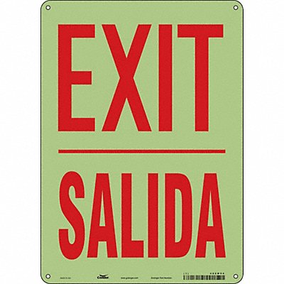 CONDOR 480M94 K1873 Safety Sign 14 inx10 in Polyethylene
