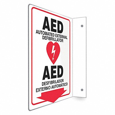 CONDOR 480W42 Safety Sign 12 in x 9 in PETG