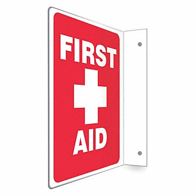 CONDOR 480W50 Safety Sign 12 in x 9 in PETG