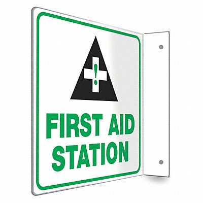 CONDOR 480W56 Safety Sign 8 in x 8 in PETG