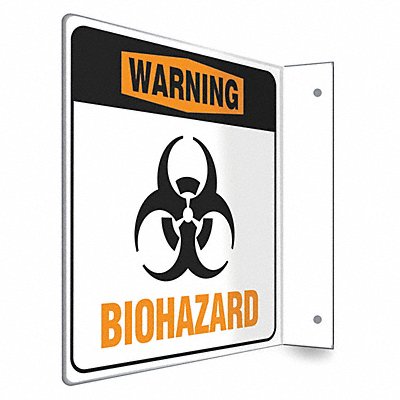CONDOR 480W65 Safety Sign 8 inx8 in PETG