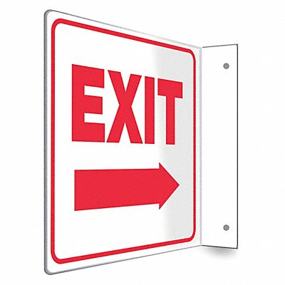 CONDOR 480W78 Safety Sign 8 in x 8 in PETG