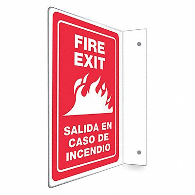 CONDOR 480X14 Safety Sign 12 in x 9 in PETG