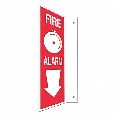 CONDOR 480X29 Safety Sign 12 in x 4 in PETG