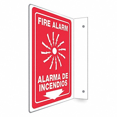 CONDOR 480X34 Safety Sign 12 in x 9 in PETG
