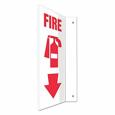 CONDOR 480X48 Safety Sign 12 in x 4 in PETG