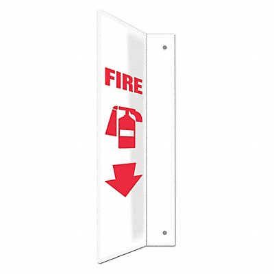CONDOR 480X50 Safety Sign 24 in x 4 in PETG