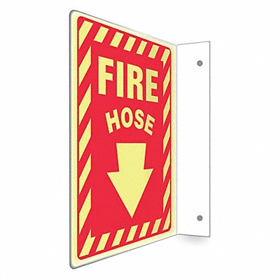 CONDOR 480X59 Safety Sign 12 inx9 in PETG