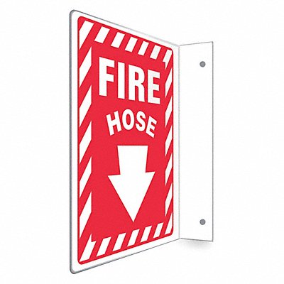 CONDOR 480X60 Safety Sign 12 in x 9 in PETG