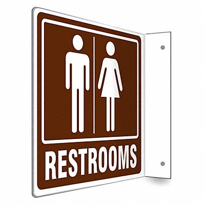 CONDOR 480X97 Safety Sign 8 in x 8 in PETG