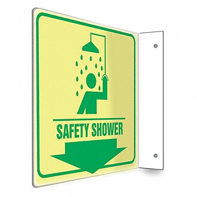 CONDOR 480Y02 Safety Sign 8 inx8 in PETG