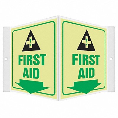 CONDOR 480Y32 Safety Sign 6 inx8 1/2 in PETG