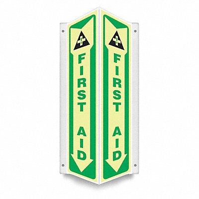 CONDOR 480Y35 Safety Sign 18 inx7 1/2 in PETG