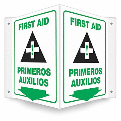 CONDOR 480Y38 Safety Sign 12 in x 14 in PETG