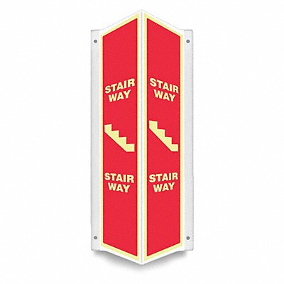 CONDOR 480Y67 Safety Sign 24 inx7 1/2 in PETG