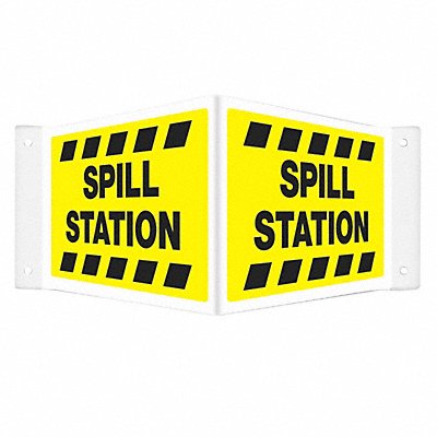 CONDOR 480Y86 Safety Sign 8 in x 18 in PETG