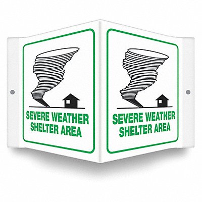 CONDOR 480Y91 Safety Sign 6 in x 8 1/2 in PETG