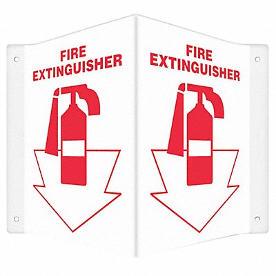 CONDOR 480Z18 Safety Sign 12 in x 14 in PETG
