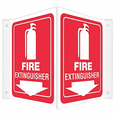 CONDOR 480Z36 Safety Sign 12 in x 14 in PETG