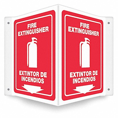 CONDOR 480Z40 Safety Sign 12 in x 14 in PETG