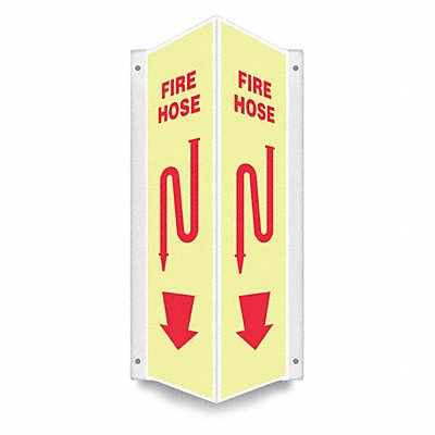 CONDOR 480Z47 Safety Sign 18 inx7 1/2 in PETG